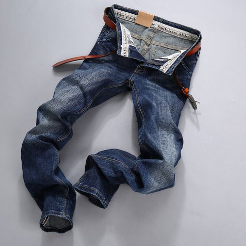 Jeans pour jeunesse coupe droite en coton été - Ref 1462753