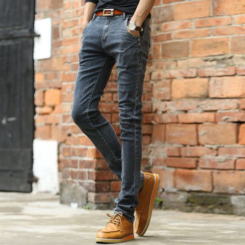 Jeans pour adolescent SENLEIS en coton - Ref 1462757
