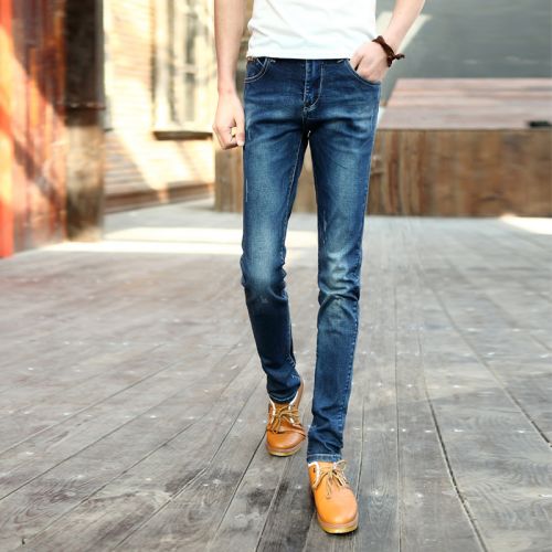 Jeans pour jeunesse pieds Slim en coton été - Ref 1462765
