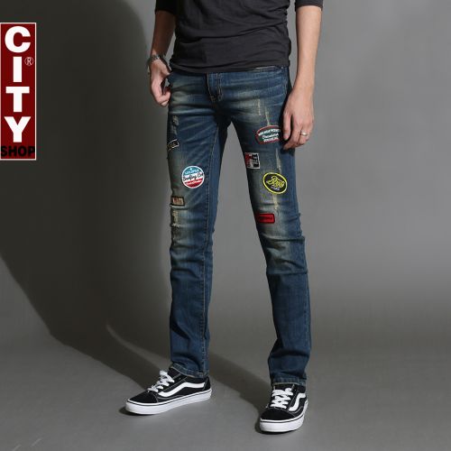 Jeans pour adolescent en coton Quatre saisons - Ref 1462767