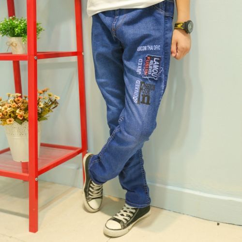 Jeans pour adolescent pieds Slim en CVC Quatre saisons - Ref 1462790