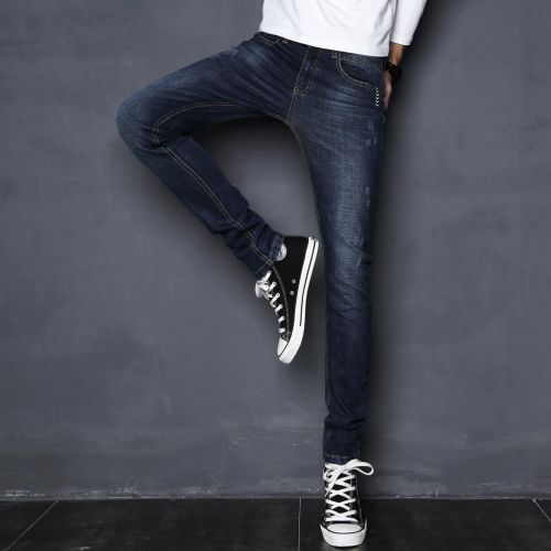 Jeans pour jeunesse pieds Slim JEANS en coton automne - Ref 1462794