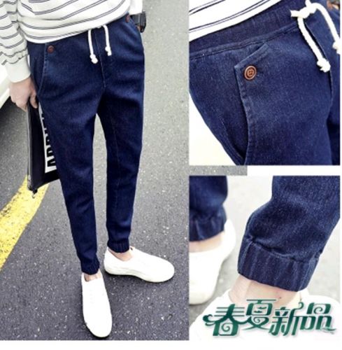 Jeans pour adolescent pieds Slim été - Ref 1462811
