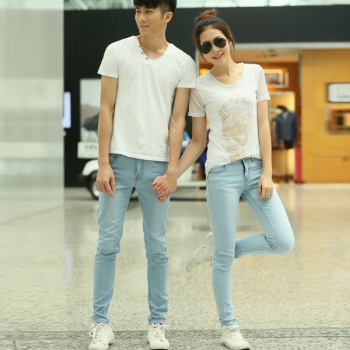 Jeans pour jeunesse pieds Slim été - Ref 1462836
