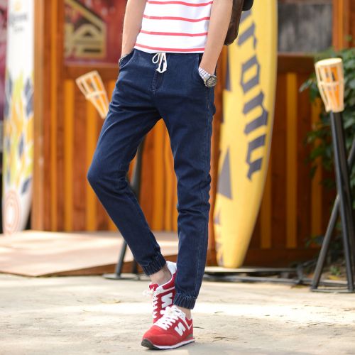 Jeans pour adolescent Sarouel en coton été - Ref 1462844