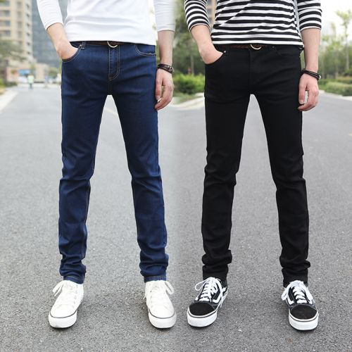 Jeans pour jeunesse pieds Slim en coton été - Ref 1462847