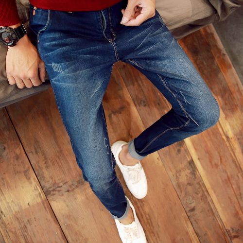 Jeans pour jeunesse pieds Slim USIGSX Coton, fibres de polyester viscose rayonne automne - Ref 1462850