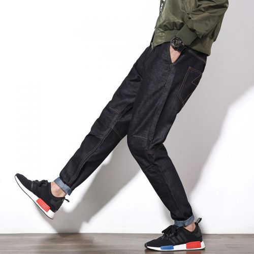 Jeans pour jeunesse coupe droite en coton automne - Ref 1462883
