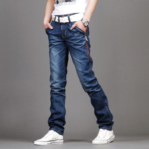 Jeans pour jeunesse pieds Slim JEANS en coton Quatre saisons - Ref 1462904