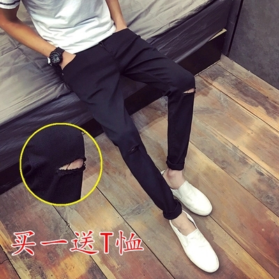 Jeans pour adolescent pieds Slim automne - Ref 1462907