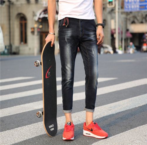 Jeans pour adolescent pieds Slim été - Ref 1462922