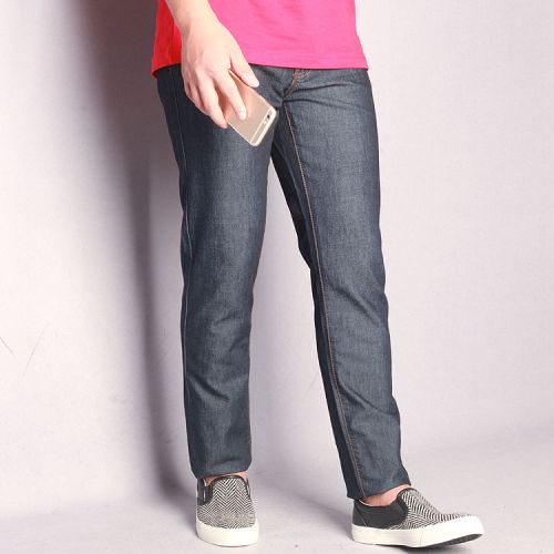 Jeans coupe droite en coton pour été - Ref 1462928