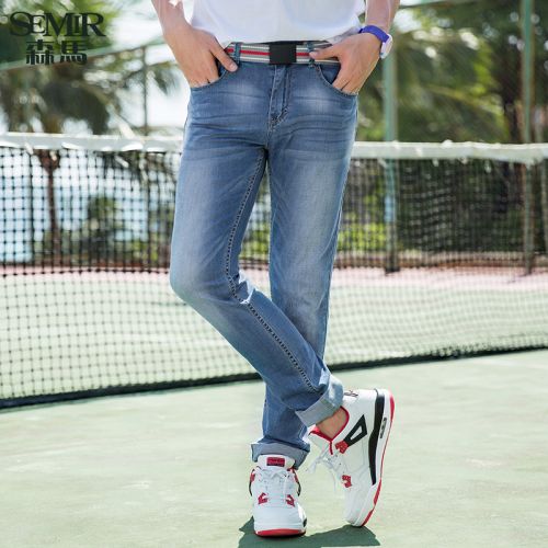 Jeans pour jeunesse pieds Slim SEMIR en coton été - Ref 1462936
