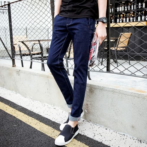 Jeans pour adolescent pieds Slim en coton automne - Ref 1462959