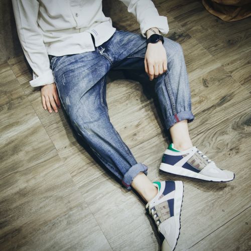 Jeans pour adolescent Sarouel en coton Quatre saisons - Ref 1462966