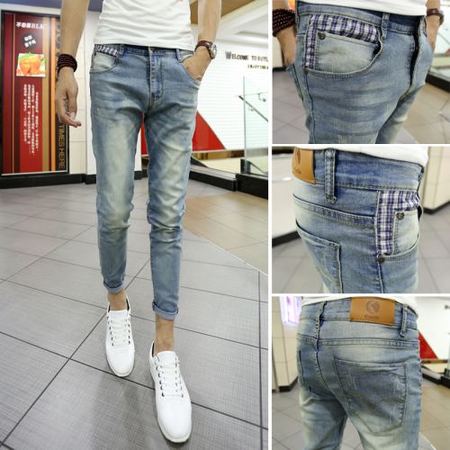 Jeans pour adolescent pieds Slim été - Ref 1462973