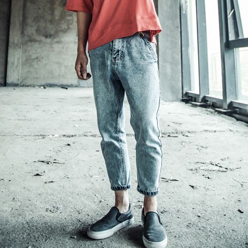 Jeans pour adolescent Sarouel en coton Quatre saisons - Ref 1462981