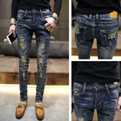 Jeans pour adolescent pieds Slim en coton été - Ref 1462982