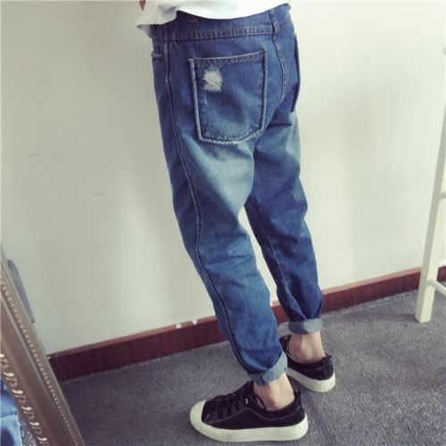 Jeans pour jeunesse Sarouel en coton Quatre saisons - Ref 1462995