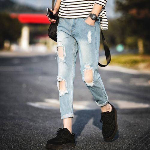 Jeans pour adolescent Sarouel en CVC printemps - Ref 1462999