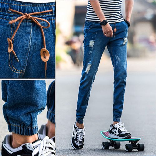 Jeans pour adolescent pieds Slim été - Ref 1463001