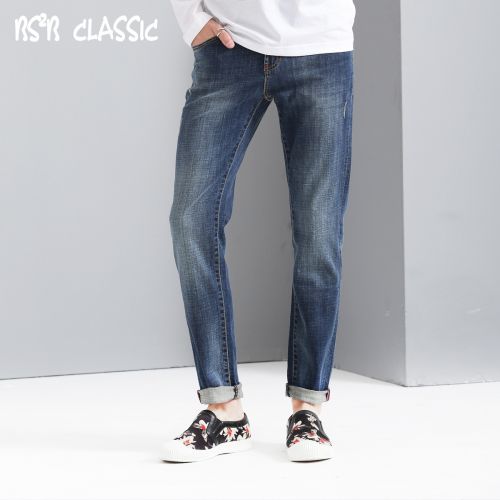 Jeans pour jeunesse pieds Slim BS2B en coton Quatre saisons - Ref 1463013