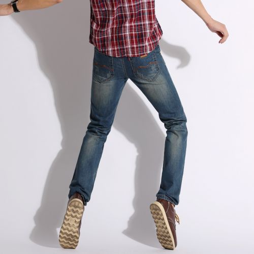 Jeans pour jeunesse coupe droite Le coton, les fibres de viscose polyester Quatre saisons - Ref 1463043