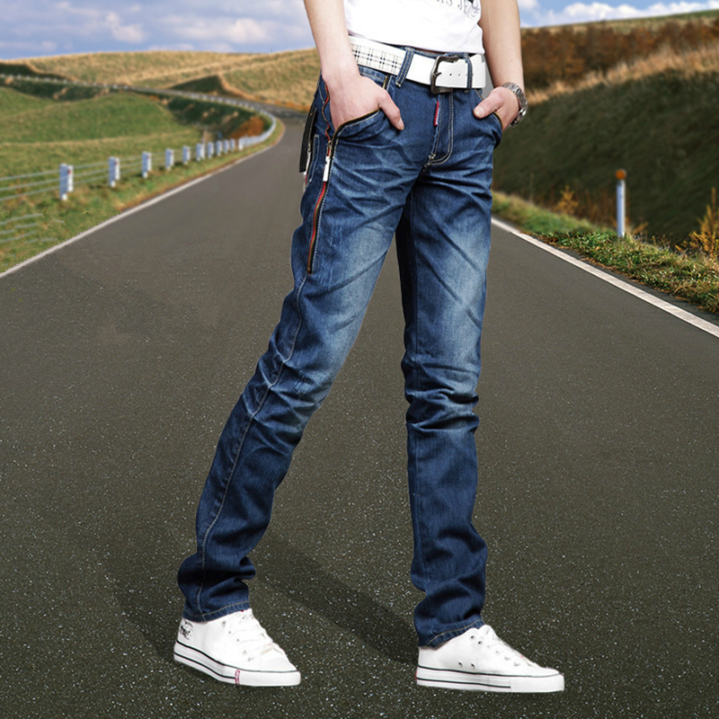 Jeans pour jeunesse pieds Slim en CVC printemps - Ref 1463065