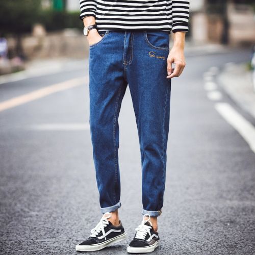 Jeans pour adolescent Sarouel en CVC Quatre saisons - Ref 1463086