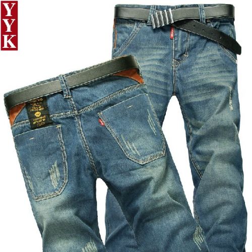 Jeans pour adolescent pantalon bas entrejambe Croix JEANS en coton hiver - Ref 1463092