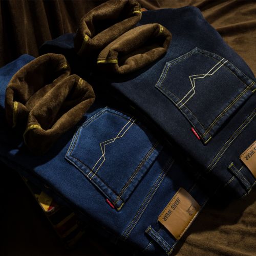 Jeans pour jeunesse coupe droite JEANS en coton hiver - Ref 1463105
