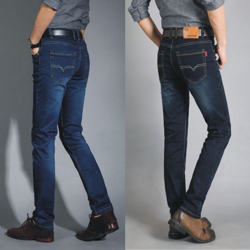 Jeans pour jeunesse pieds Slim en coton Quatre saisons - Ref 1463108