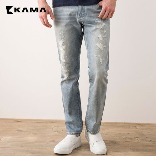 Jeans pour jeunesse coupe droite été - Ref 1463111