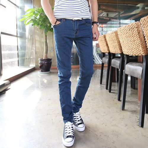 Jeans pour adolescent pieds Slim JEANS en CVC été - Ref 1463112