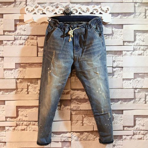 Jeans pour jeunesse pieds Slim été - Ref 1463126