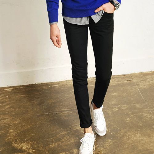 Jeans pour adolescent pieds Slim en CVC Quatre saisons - Ref 1463152