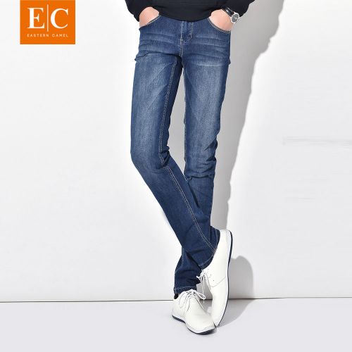 Jeans coupe droite EASTERN CAMEL Coton, de fibres polyester fibre élastique polyuréthane spandex pour automne - Ref 1463205