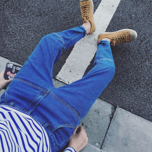 Jeans pour jeunesse coupe droite automne - Ref 1463210