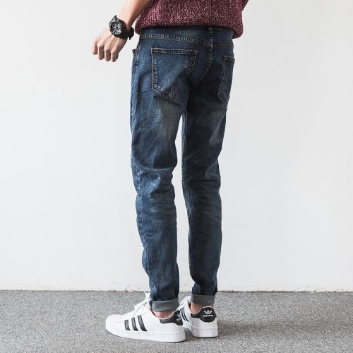 Jeans pour jeunesse pieds Slim en coton Quatre saisons - Ref 1463268