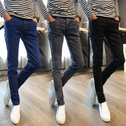 Jeans pour jeunesse pieds Slim en CVC Quatre saisons - Ref 1463279