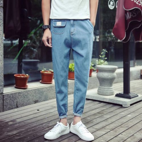 Jeans pour adolescent pantalon bas entrejambe Croix Quatre saisons - Ref 1463284