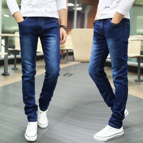 Jeans pour adolescent pieds Slim VIETTOLONS en coton automne - Ref 1463319