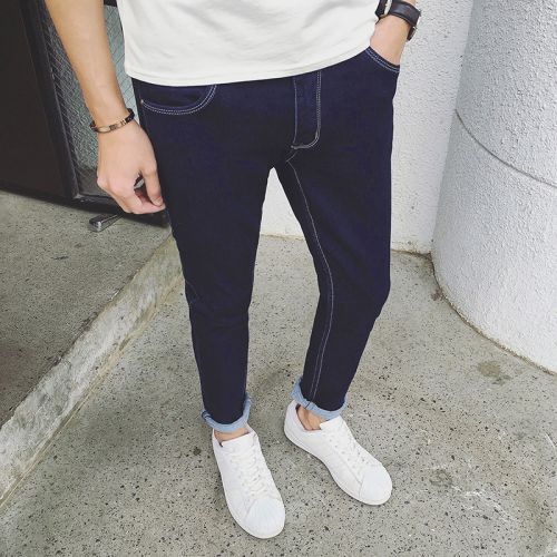 Jeans pour adolescent pieds Slim COLINCOS Coton polyester polyuréthane élastique fibre spandex été - Ref 1463339