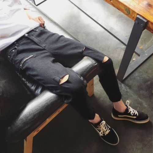 Jeans pour adolescent Sarouel en CVC automne - Ref 1463356