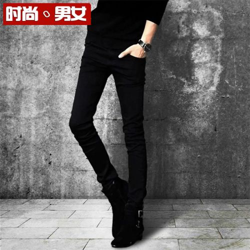Jeans pour adolescent pieds Slim GURBAKS en coton été - Ref 1463361