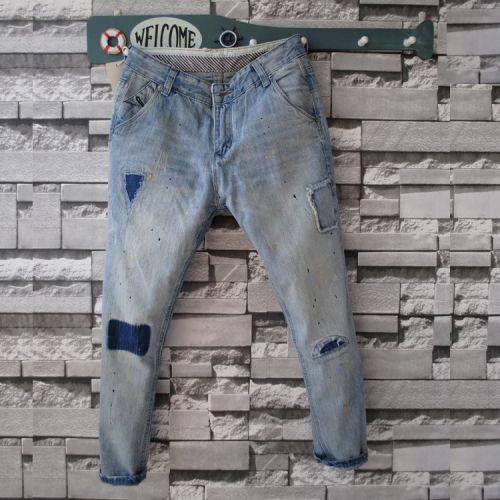 Jeans pour jeunesse en coton printemps - Ref 1463382
