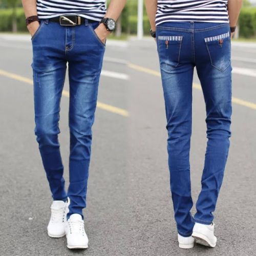 Jeans pour adolescent pieds Slim hiver - Ref 1463405