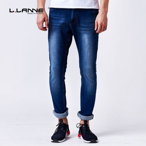 Jeans pour jeunesse pieds Slim LLANNE en coton Quatre saisons - Ref 1463416