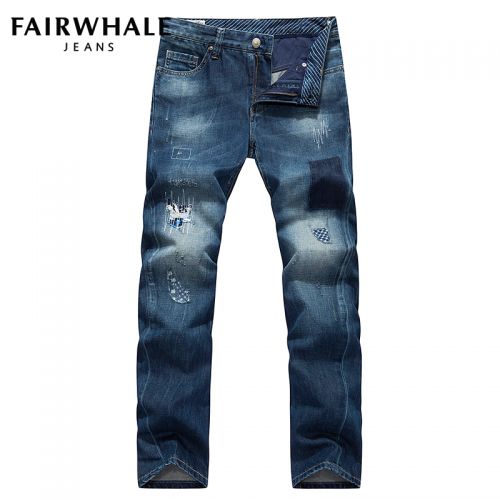 Jeans pour jeunesse pieds Slim MARK FAIRWHALE en coton automne - Ref 1463449