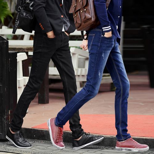 Jeans pour adolescent pieds Slim JEANS en CVC Quatre saisons - Ref 1463499
